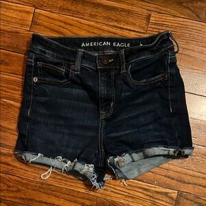AE NE(X)T LEVEL HIGH-WAISTED DENIM SHORT SHORT